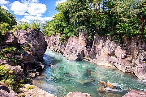厳美渓（一関市）