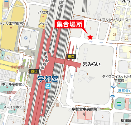 JR宇都宮駅 東口