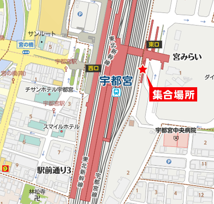 JR宇都宮駅 東口 6番バース