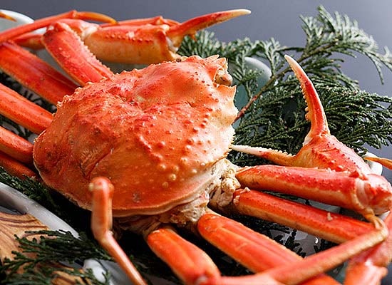 夕食:かに基本会席（イメージ）