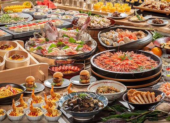 夕食ビュッフェ（イメージ）