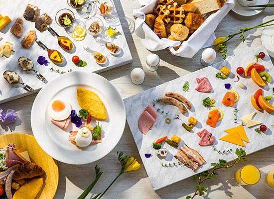 朝食ビュッフェ（イメージ）