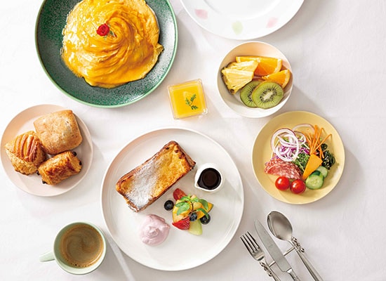 ファンシーダイニングでの朝食（イメージ）