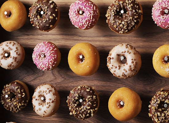 無料軽食サービス　tottette（トッテッテ）※メニュー一例（イメージ）