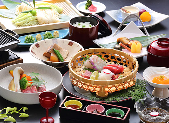 夕食_和会席（イメージ）※期間により、バイキングとなる日があります。