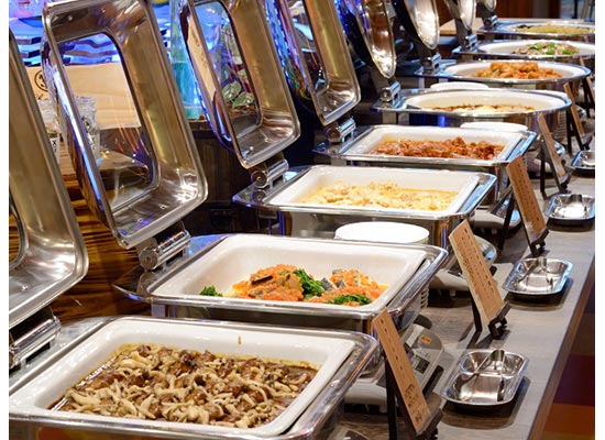 夕食ビュッフェ（イメージ）