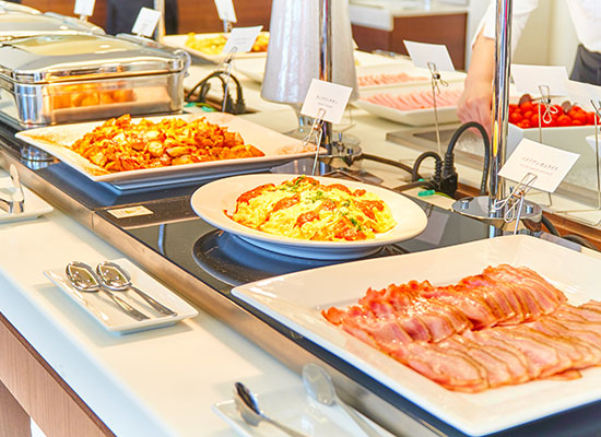 朝食ビュッフェ(イメージ)