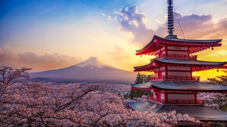 日本観光地　富士山
