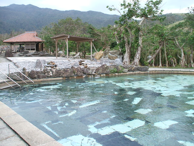 かつて西表島にあったジャングル温泉の野天プール
