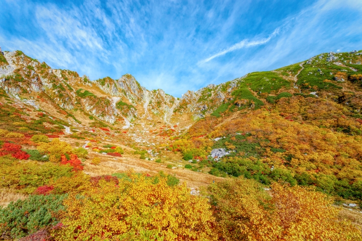 紅葉の千畳敷カール