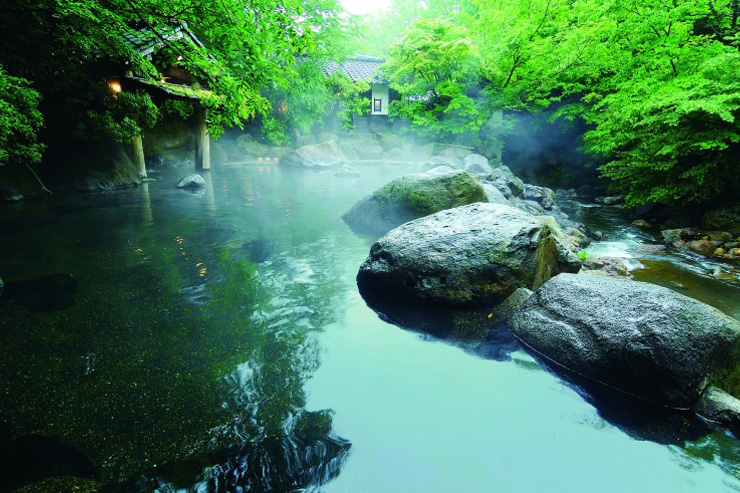 黒川温泉1　提供：熊本県観光連盟