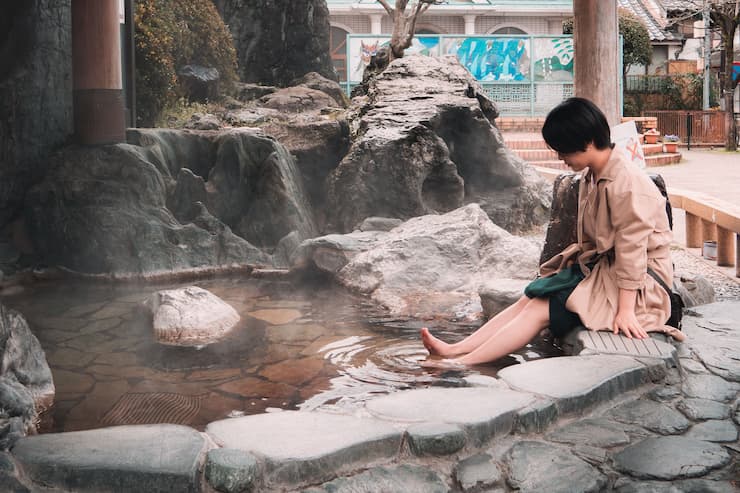 嬉野温泉シーボルトの足湯　提供：九州観光機構