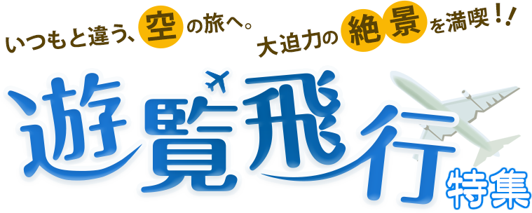 いつもと違う、空の旅へ。大迫力の絶景を満喫!遊覧飛行特集
