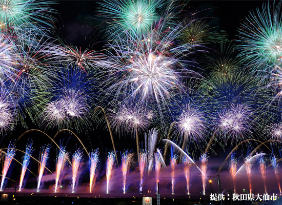 秋田_全国花火競技大会 大曲の花火(イメージ)