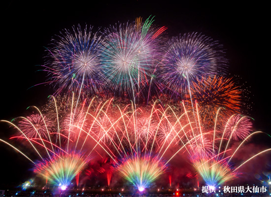 秋田_全国花火競技大会 大曲の花火(イメージ)