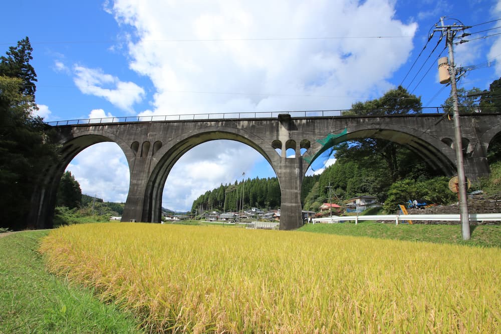 熊本県_ 旧国鉄宮原線遊歩道