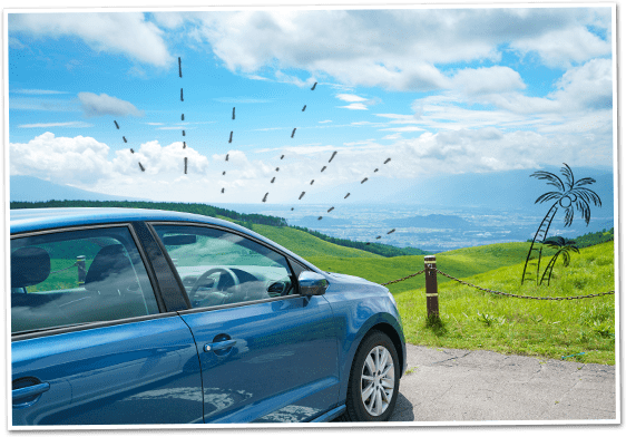 レンタカーも不足中！