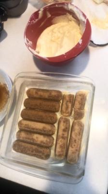 カルボナーラ＆ティラミス