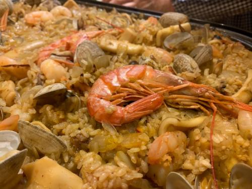 本格パエリア！家族で楽しみました！
