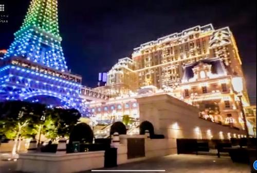 マカオの華やかな夜景 マカオの華やかな夜景