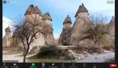 二か国の世界遺産から生中継 二か国の世界遺産から生中継