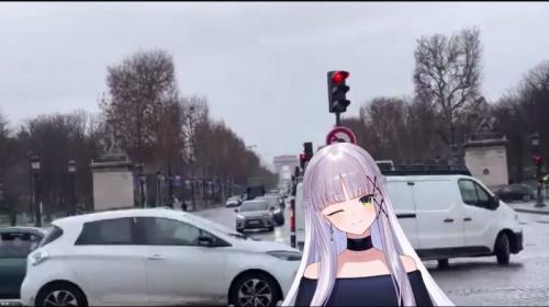 はしゃぐシェリーさんと素敵なパリ はしゃぐシェリーさんと素敵なパリ