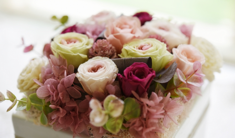 プリザーブドフラワーオンライン体験レッスン