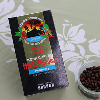 【ハワイ】【日本未発売】ドトールコーヒー農園から採れた100％コナコーヒー（希少ピーベリー豆）