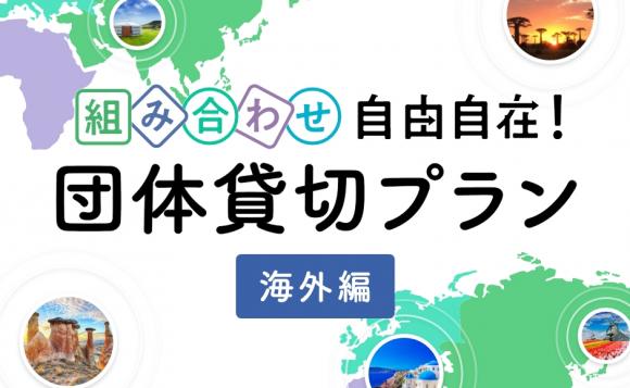 【団体貸切専用】組み合わせ自由自在！世界2・3都市周遊ツアー