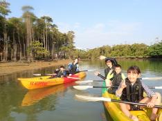 お得なセットプラン　億首川マングローブカヤックツアー＆沖縄美ら海水族館入館券付き 