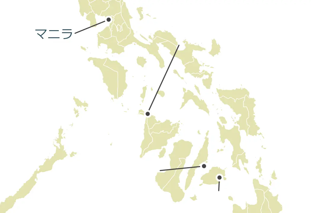フィリピンのマップ
