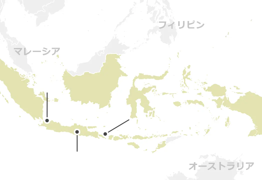 インドネシアのマップ