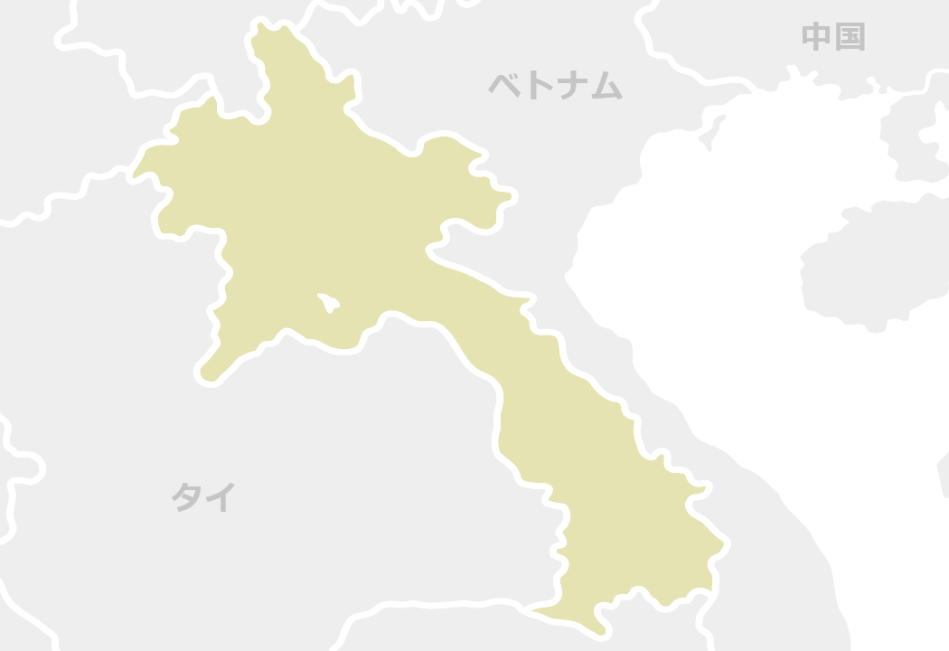 ラオスのマップ