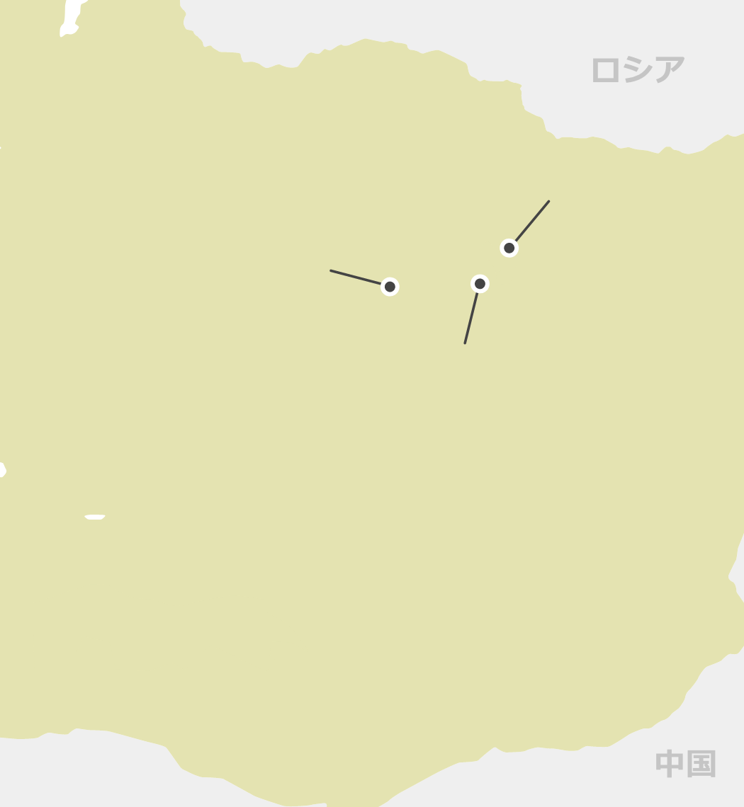 モンゴルのマップ