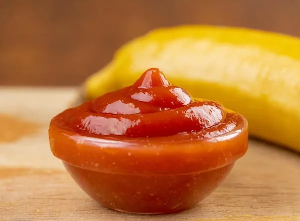 バナナのケチャップ？