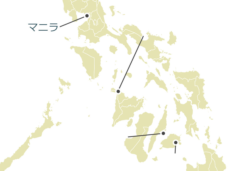 フィリピンのマップ