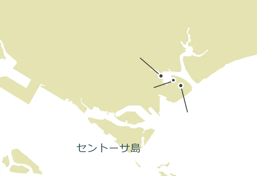 シンガポールのマップ