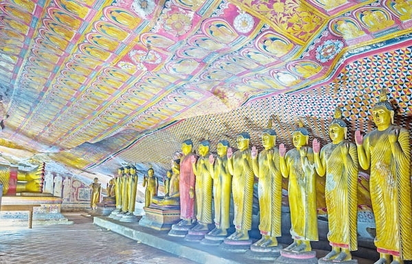 ダンブッラの石窟寺院