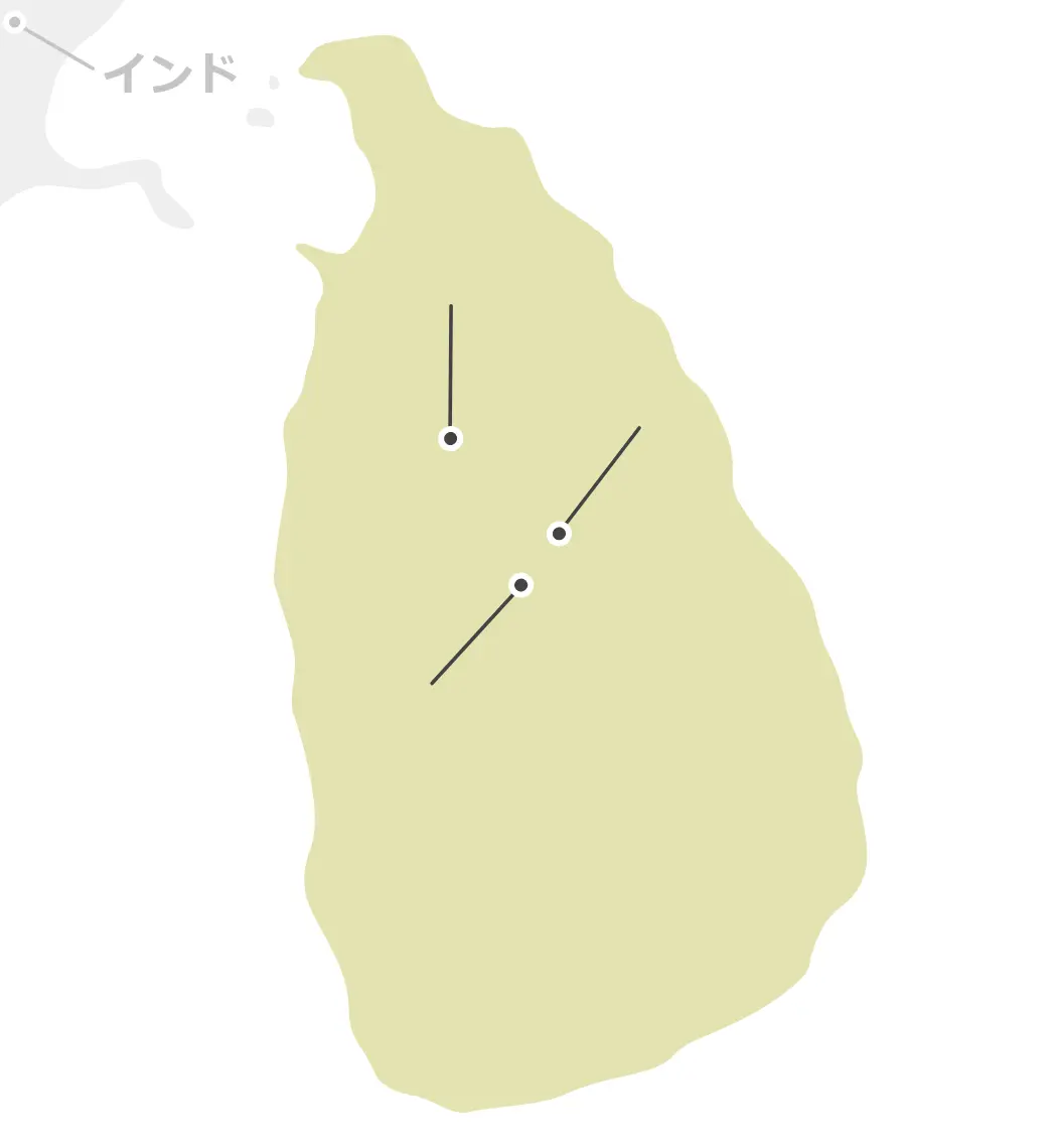スリランカのマップ
