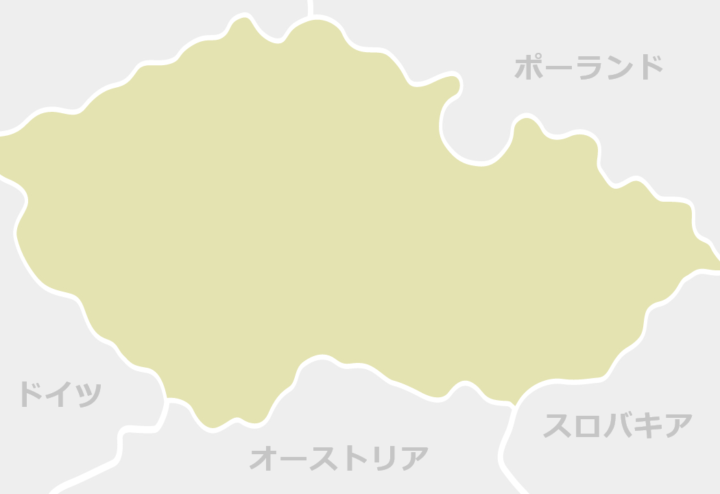 チェコのマップ