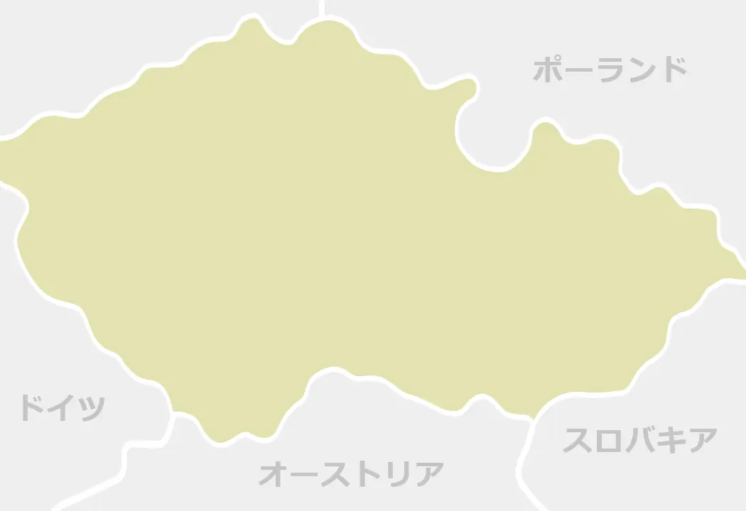 チェコのマップ