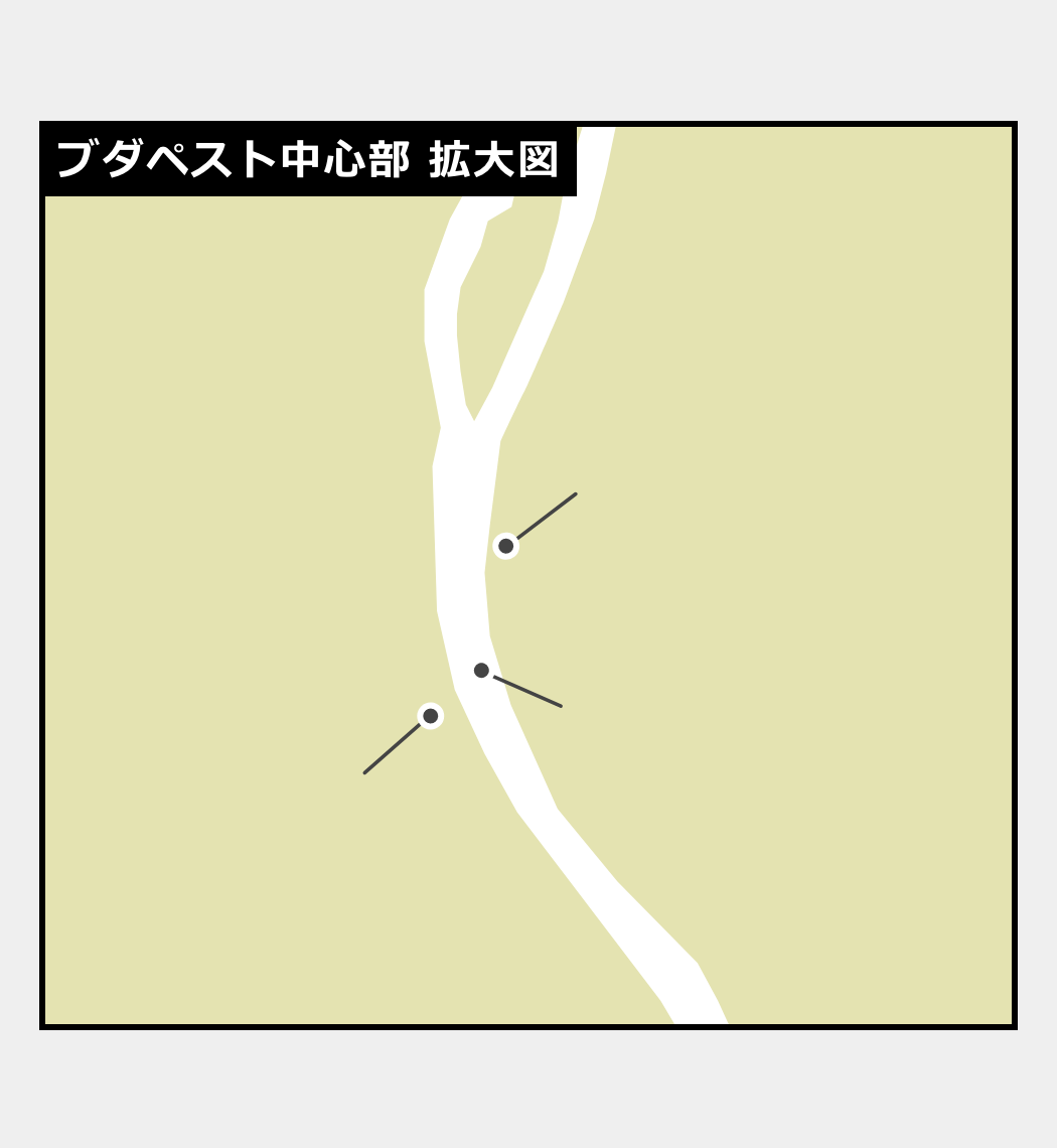 ハンガリーのマップ