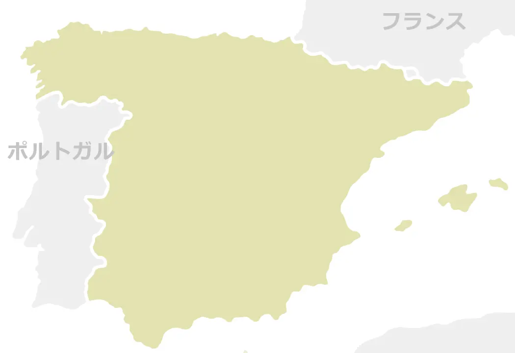 スペインのマップ