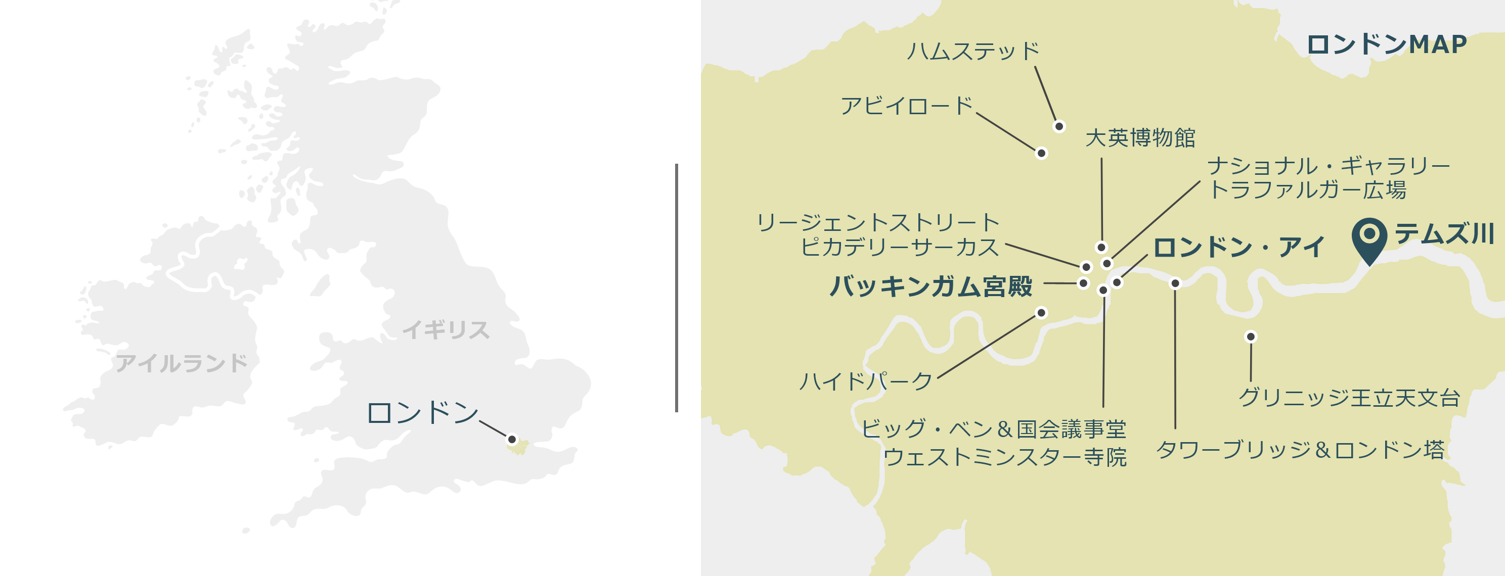 ロンドンのマップ