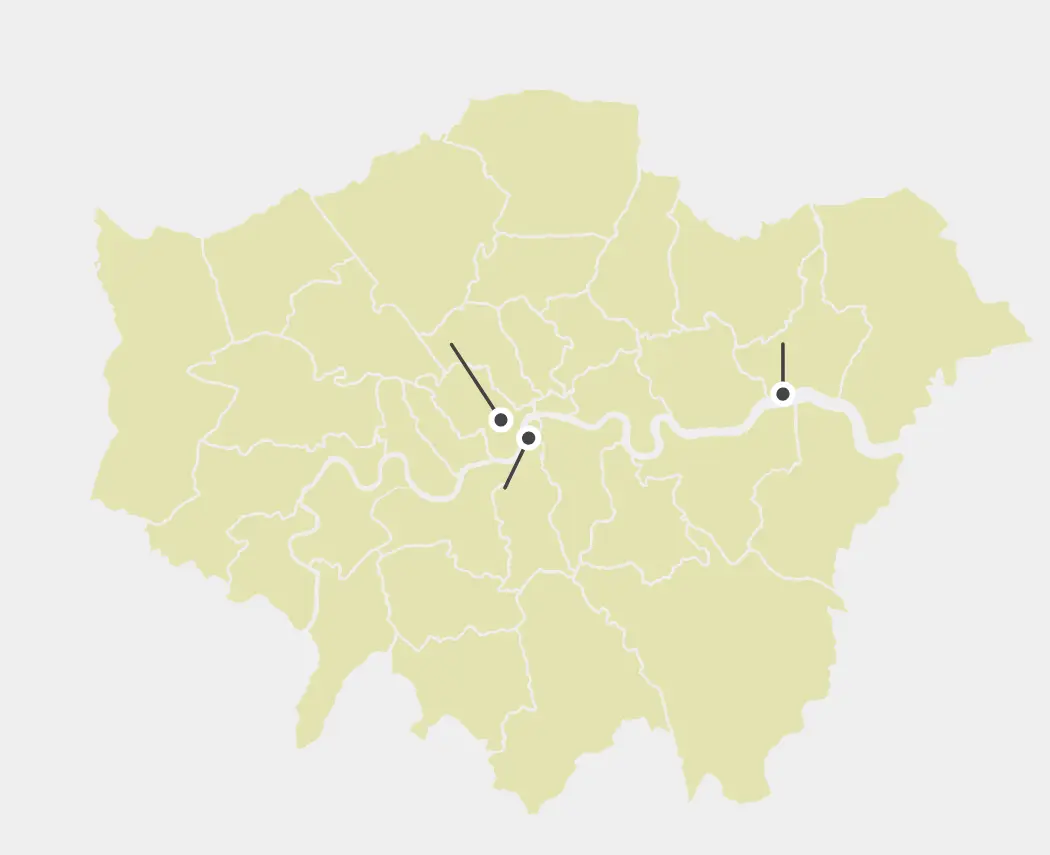 ロンドンのマップ