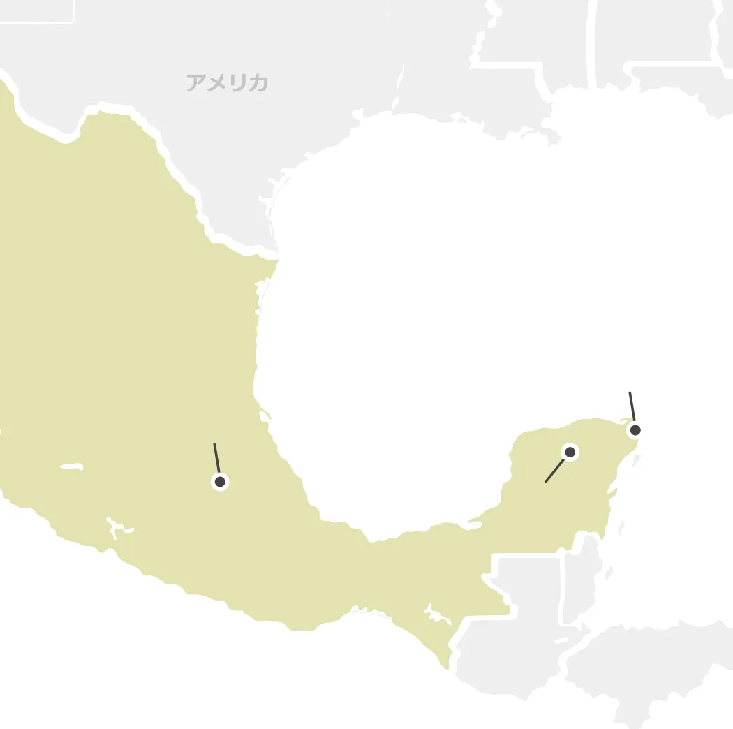 メキシコのマップ