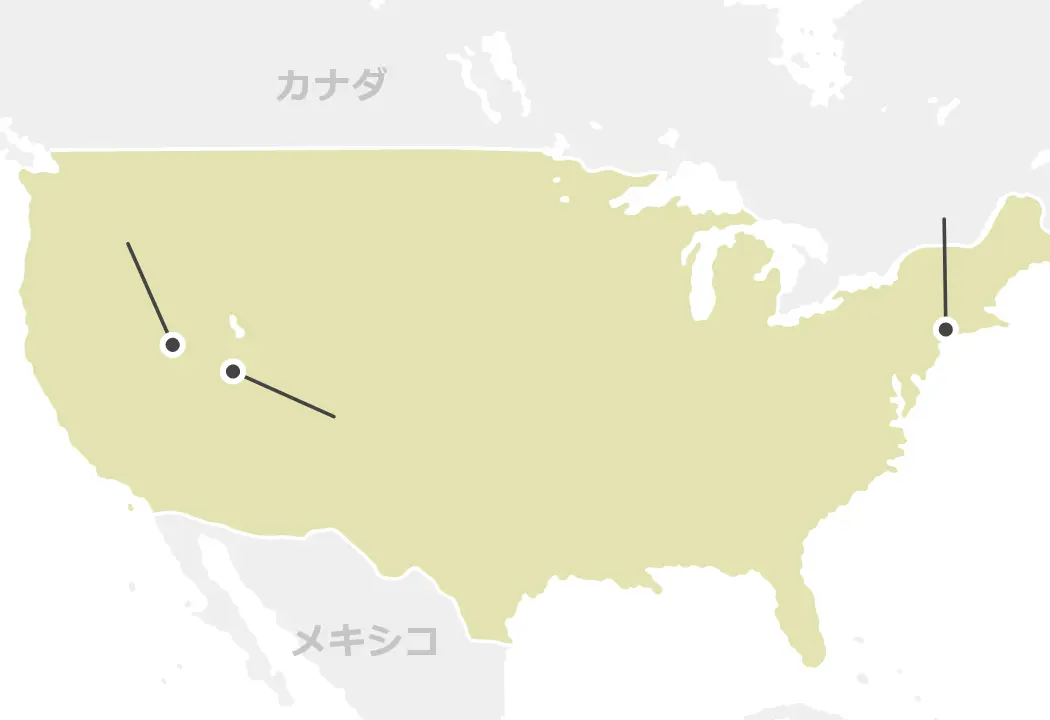 アメリカのマップ