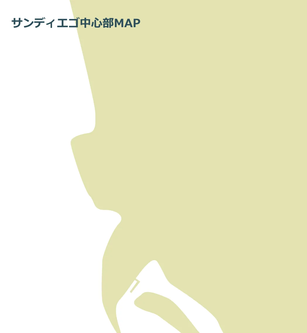 サンディエゴのマップ