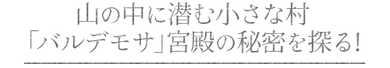 山の中に潜む小さな村「バルデモサ」宮殿の秘密を探る!