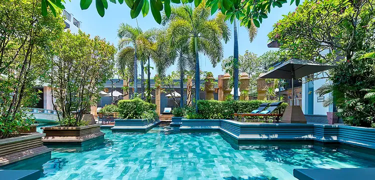 写真:ホテル『パークハイアット シェムリアップ』プール